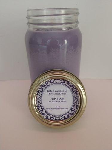 Fairy's Dust Scented Soy Candles - Kate's Candles Co. Soy Candles