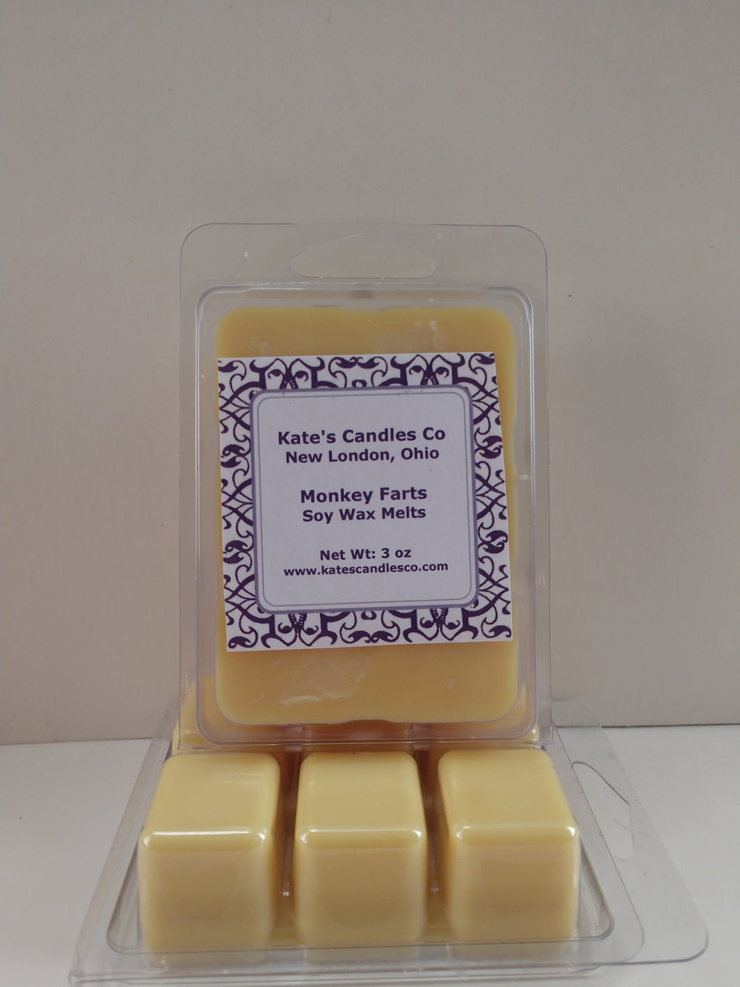 Monkey Farts Soy Wax Melts - Kate's Candles Co. Soy Candles