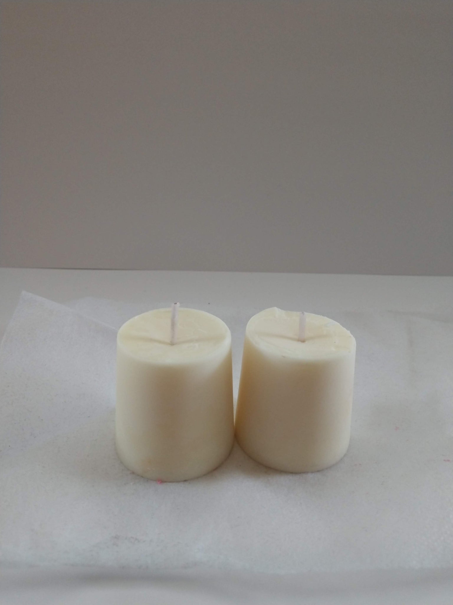 Baby Powder Soy Pillar Candles Kate's Candles Co. Soy Candles