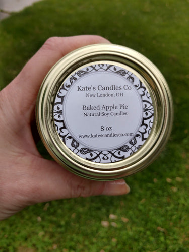 Baked Apple Pie Scented Soy Candles - Kate's Candles Co. Soy Candles