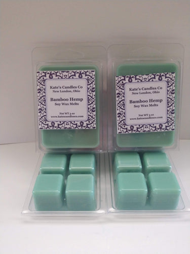 Bamboo Hemp Soy Wax Melts - Kate's Candles Co. Soy Candles