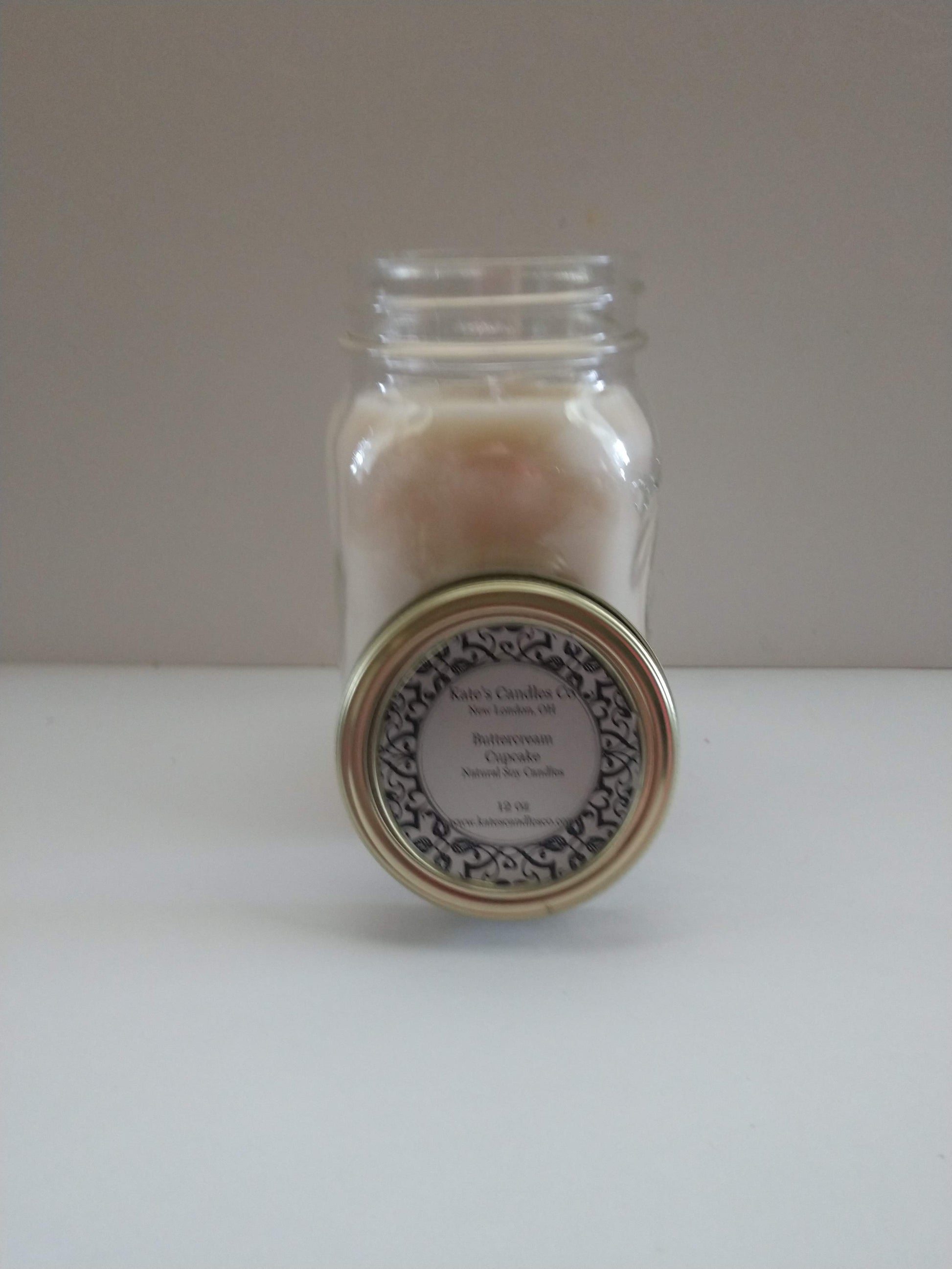 Buttercream Cupcake Candles - Kate's Candles Co. Soy Candles