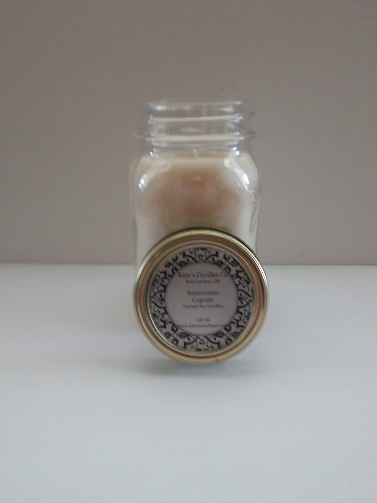 Buttercream Cupcake Soy Candle Kate's Candles Co. Soy Candles