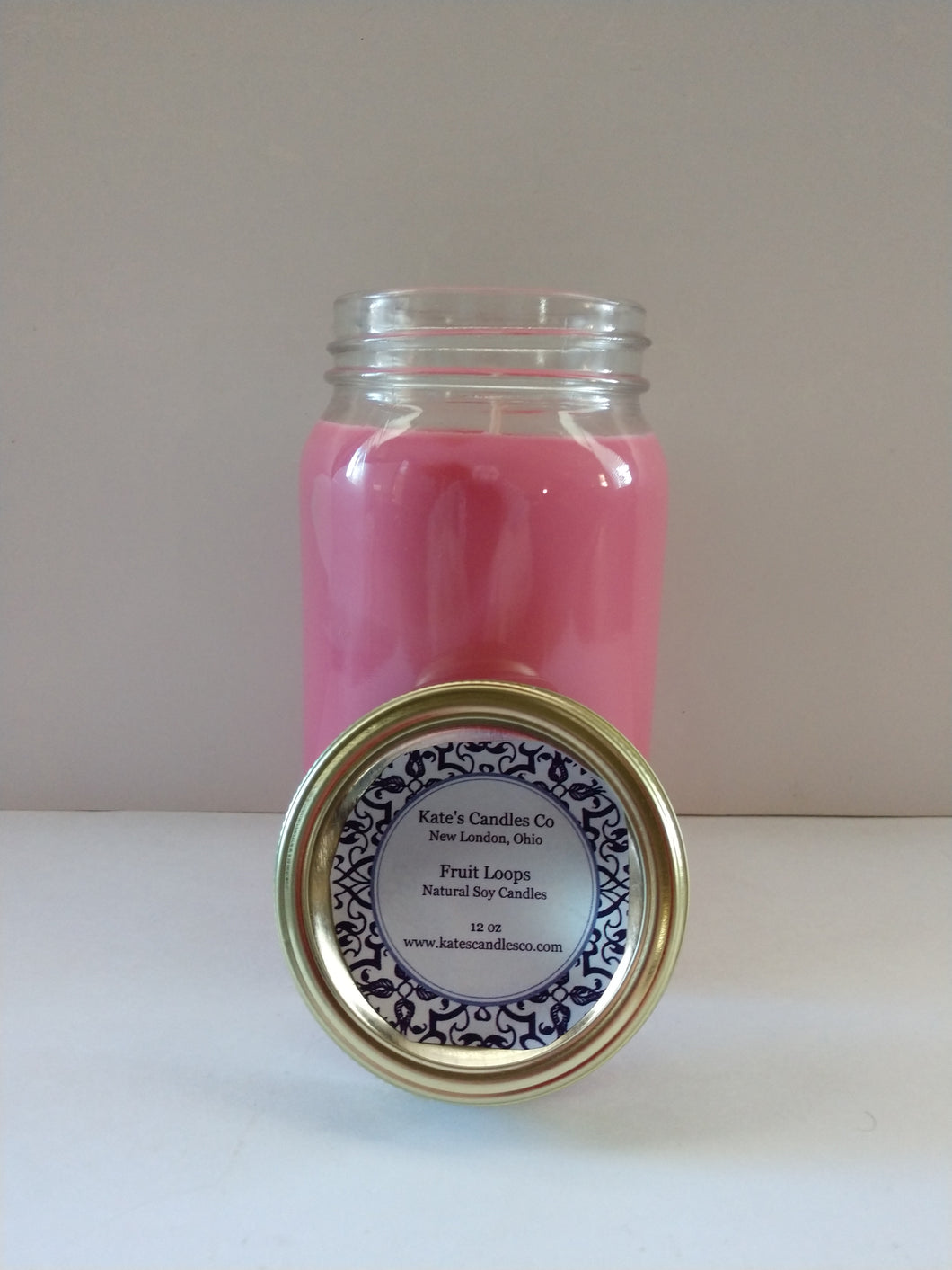 Fruit Loops Scented Soy Candles - Kate's Candles Co. Soy Candles