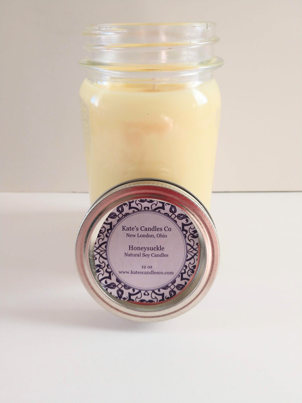 Honeysuckle Soy Candles - Kate's Candles Co.