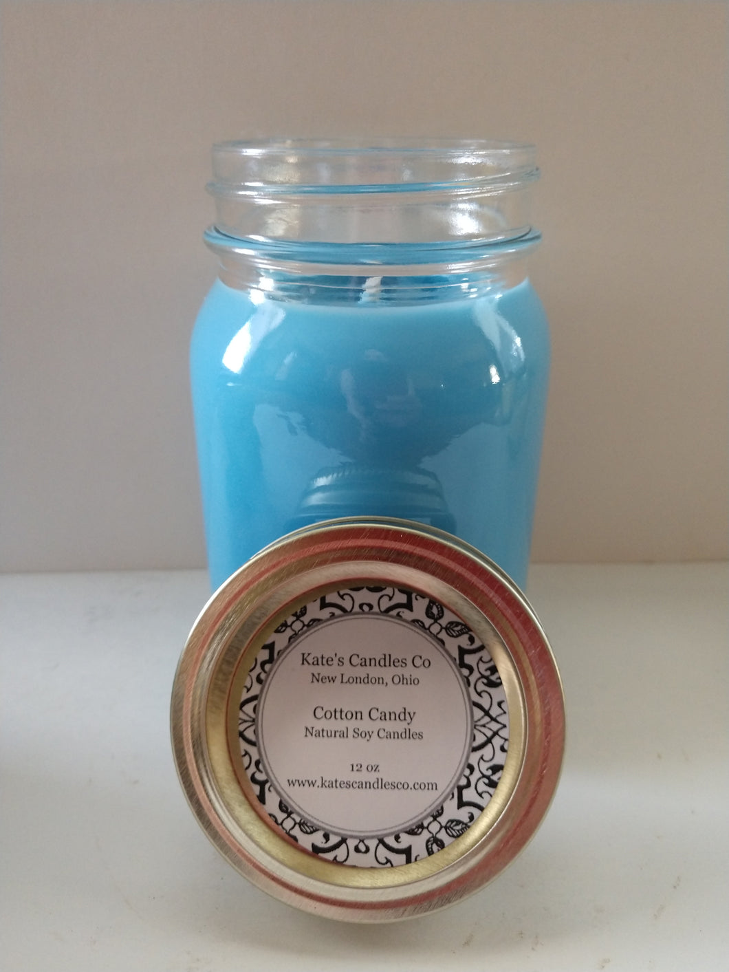 Cotton Candy Candles - Kate's Candles Co. Soy Candles
