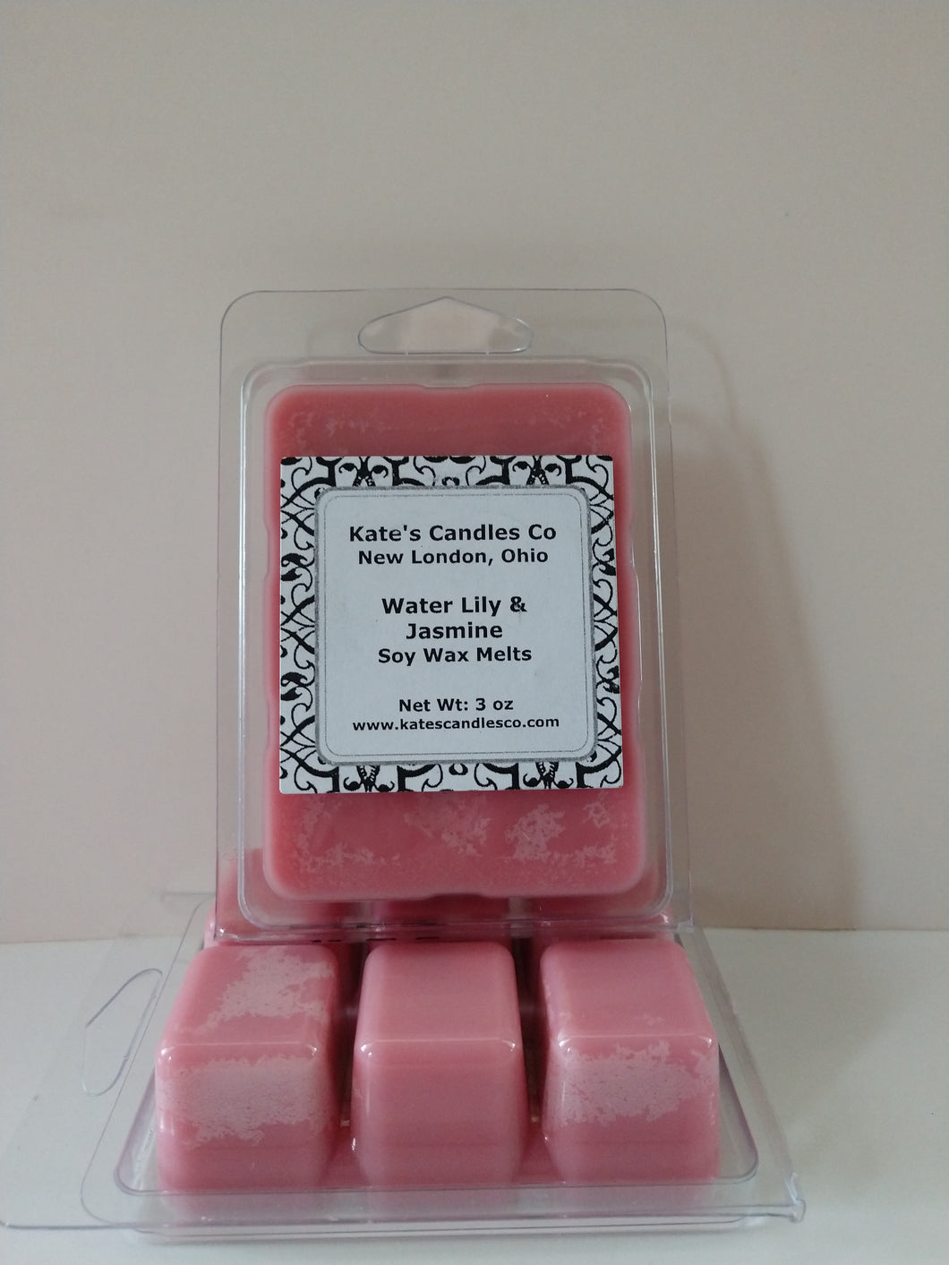 Water Lily and Jasmine Scented Wax Melts - Kate's Candles Co. Soy Candles