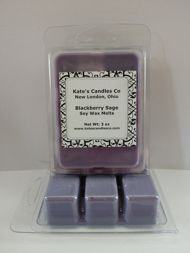 Blackberry Sage Soy Wax Melts - Kate's Candles Co. Soy Candles