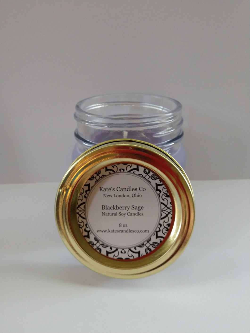 Blackberry Sage Candles - Kate's Candles Co. Soy Candles