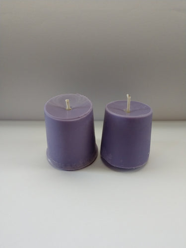 Purple Unscented Votive Candles - Kate's Candles Co. Soy Candles