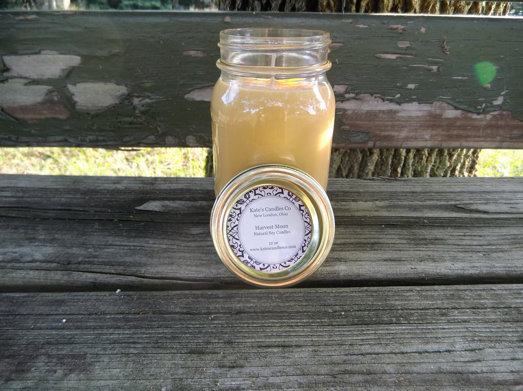 Harvest Moon Scented Soy Candle & Soy Wax Melts - Kate's Candles Co. Soy Candles