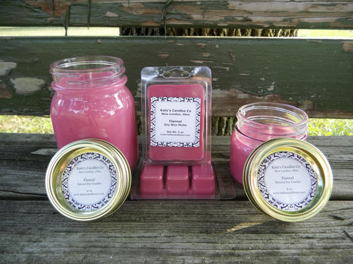 Flannel Soy Wax Melts - Kate's Candles Co. Soy Candles