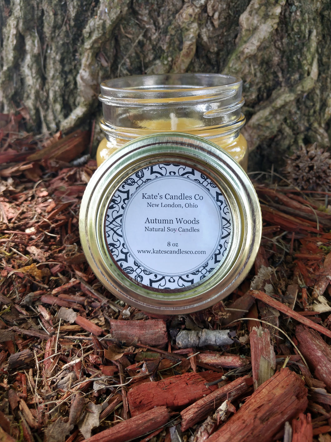 Autumn Woods Candles - Kate's Candles Co. Soy Candles
