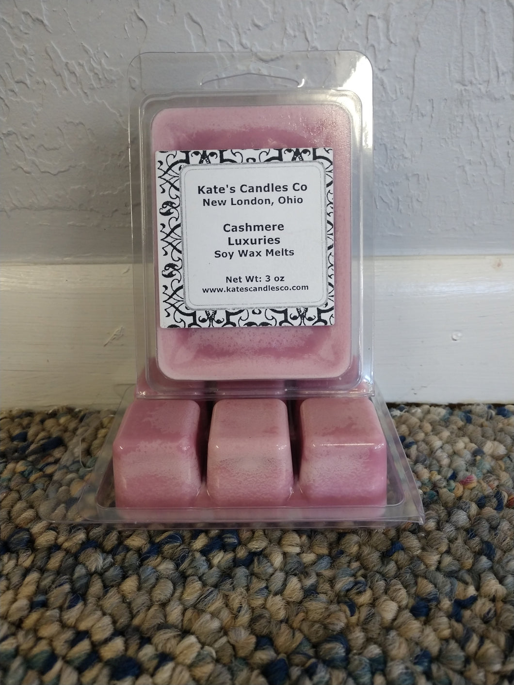 Cashmere Luxuries Soy Wax  Candle Melts - Kate's Candles Co. Soy Candles