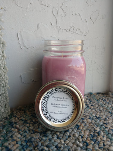 Cashmere Luxury Soy Candles - Kate's Candles Co. Soy Candles