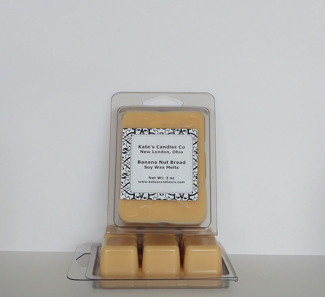 Banana Nut Bread Soy Wax Melts - Kate's Candles Co.