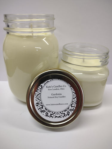 Gardenia Flowers Soy Candles - Kate's Candles Co.