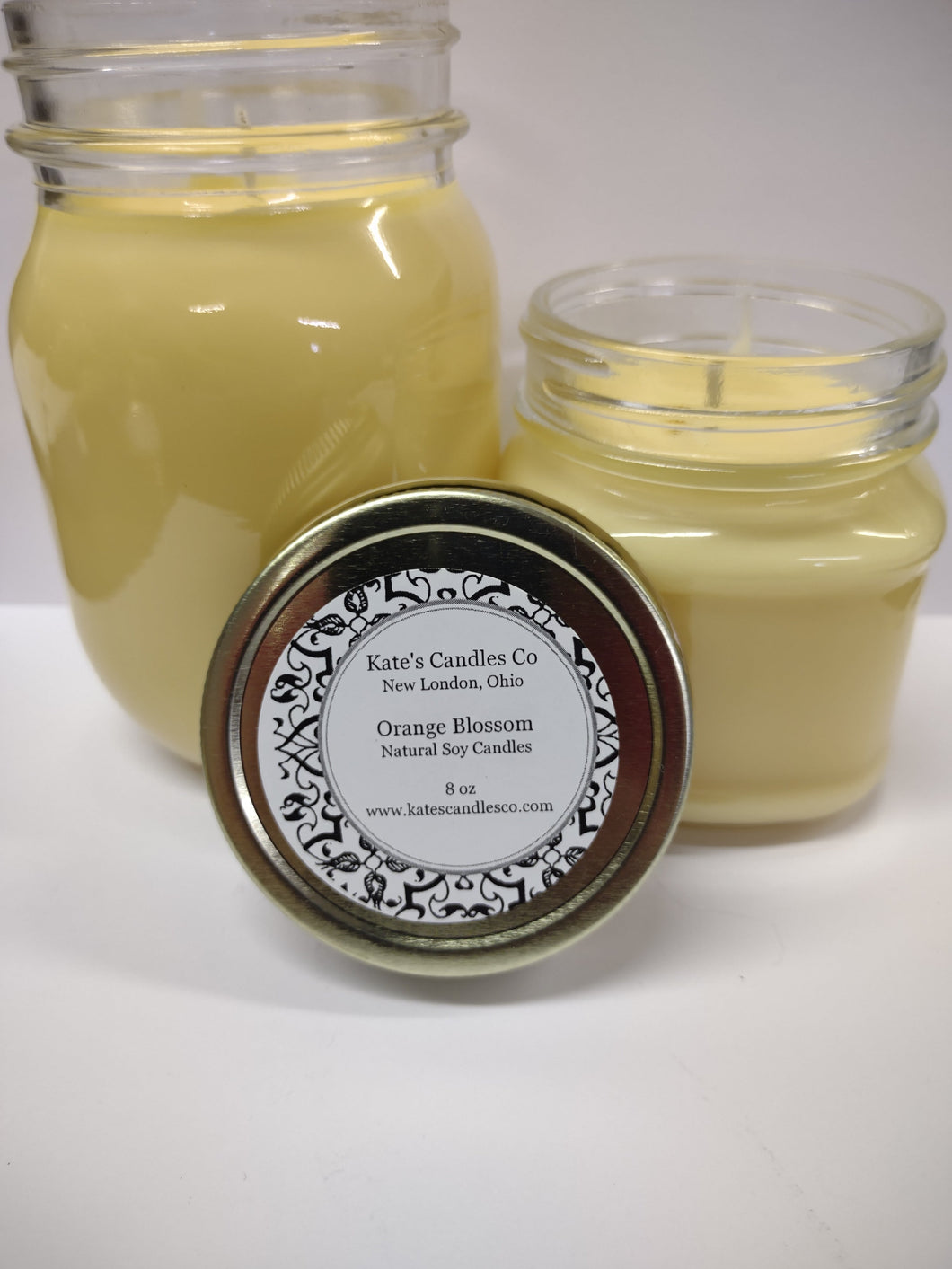 Orange Blossom Scented Soy Candle & Soy Wax Melts - Kate's Candles Co.