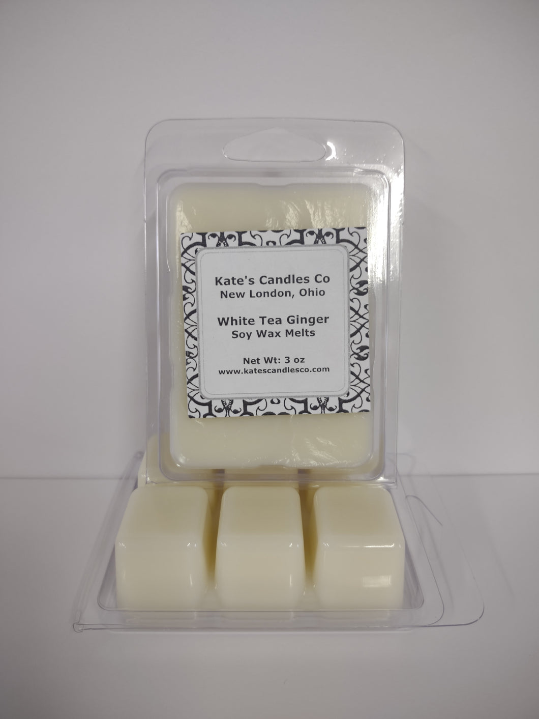 White Tea Ginger Soy Wax Melts - Kate's Candles Co.