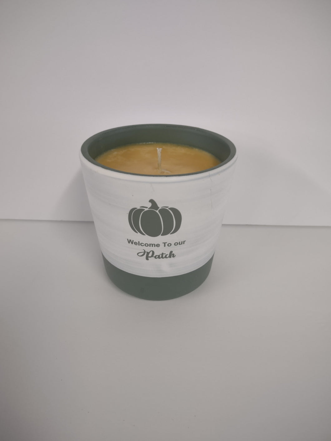 Frosted Pumpkin Fall Candle - Kate's Candles Co.
