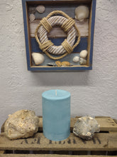 White Sage Sea Salt Pillar Candles - Kate's Candles Co.