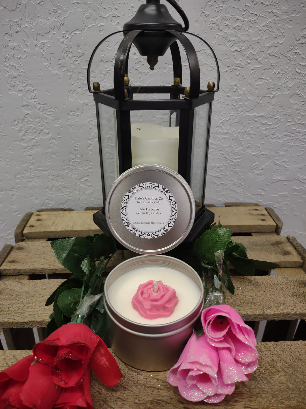Ode De Rose Soy Candle - Kate's Candles Co.