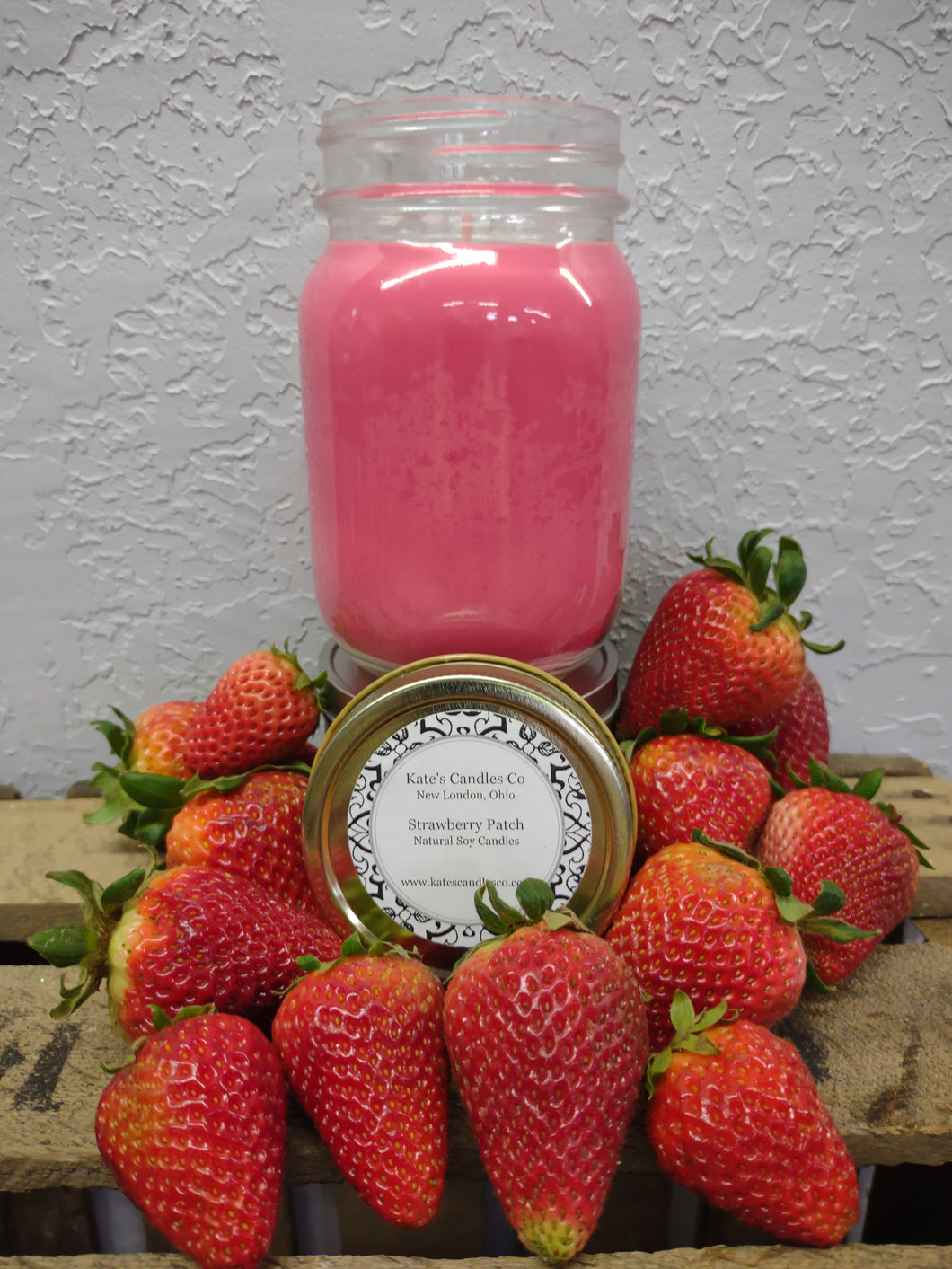 Strawberry Patch Soy Candles - Kate's Candles Co.