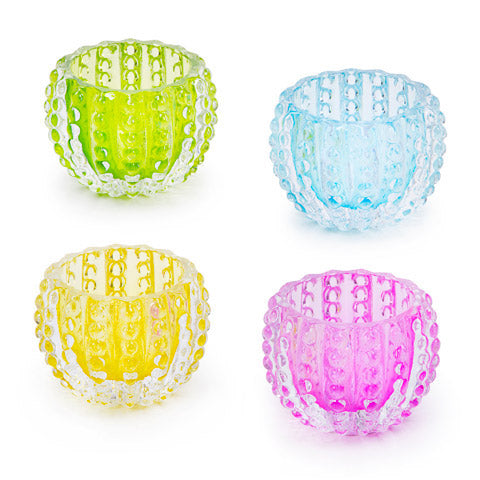 Colorful Glass Tealight or Votive Candle Holders - Kate's Candles Co. Soy Candles