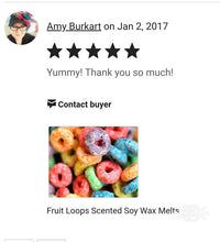 Fruit Loops Wax Melts - Kate's Candles Co. Soy Candles